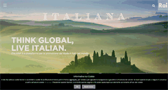 Desktop Screenshot of italianaonline.com